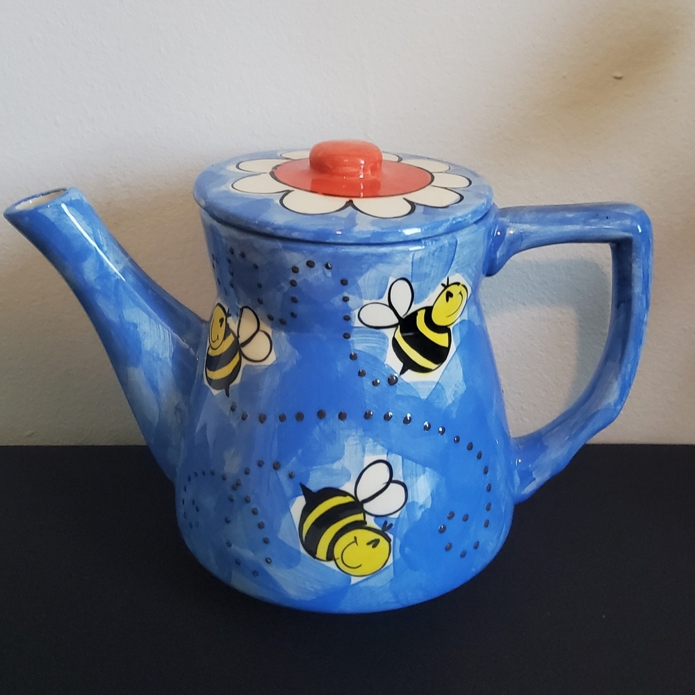 Vintage Carrie Wroot Ceramic Tea Pot